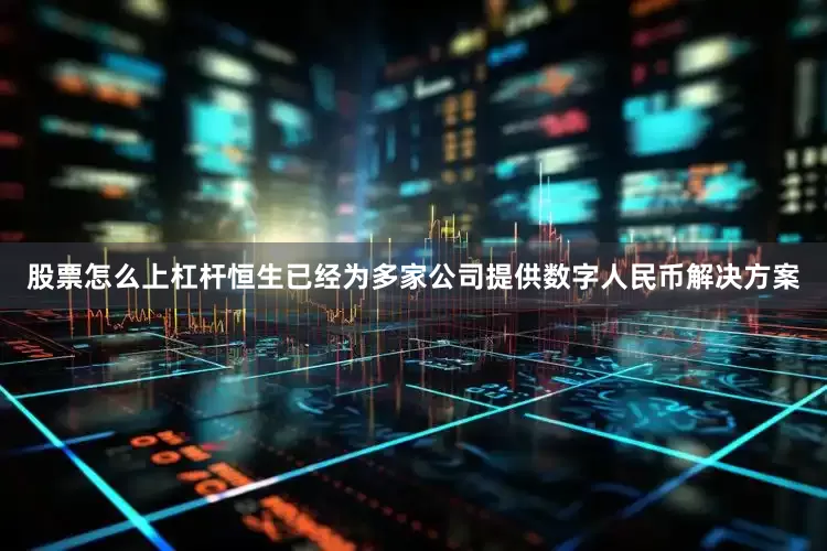股票怎么上杠杆恒生已经为多家公司提供数字人民币解决方案